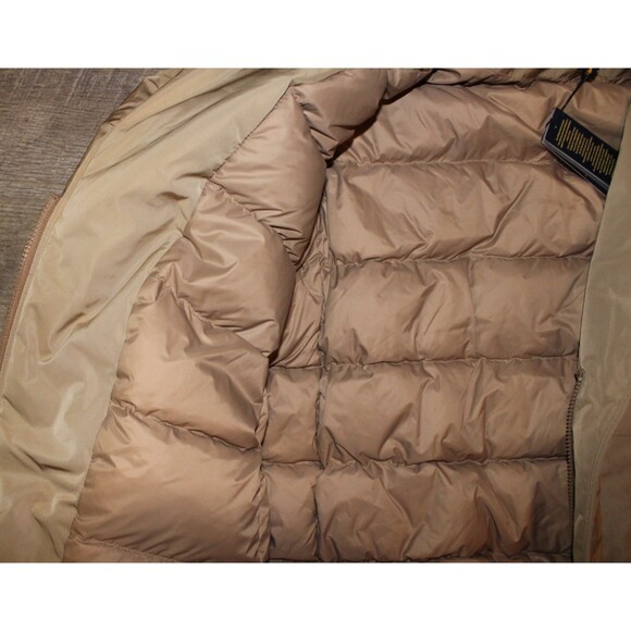 POLO RALPH LAUREN WOMEN'S CROPPED PUFFER COAT KHAKI SZ XXL $260 - Picture 4 of 5